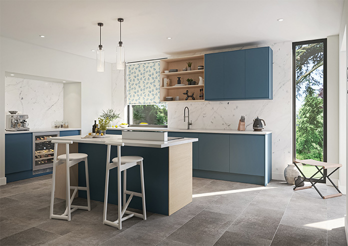 Alessio, Parisian Blue - Roller Blind - Image 7